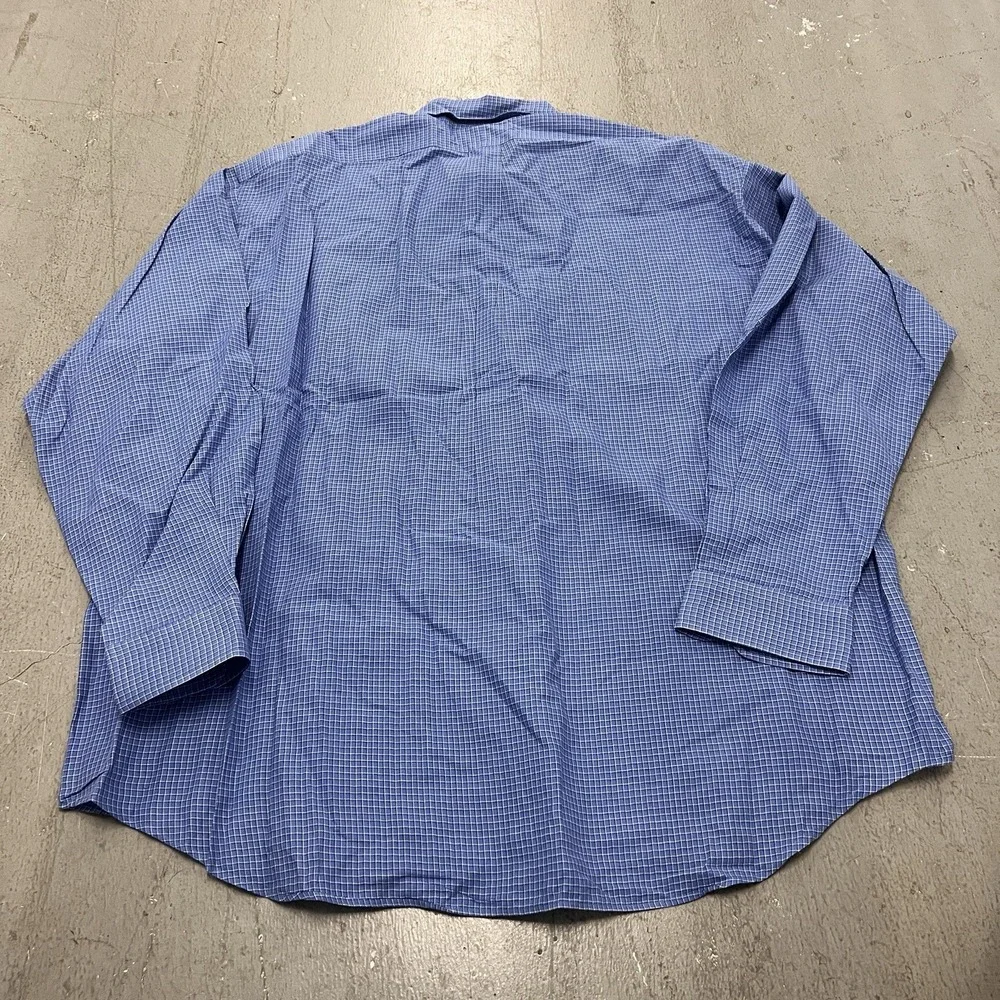 Polo Ralph Lauren Long Sleeve Button-Down Shirt XXL Blue with‎ White Stripes